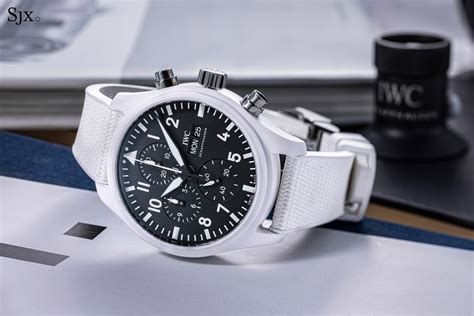 iwc big pilot white ceramic|iwc pilot watch chronograph.